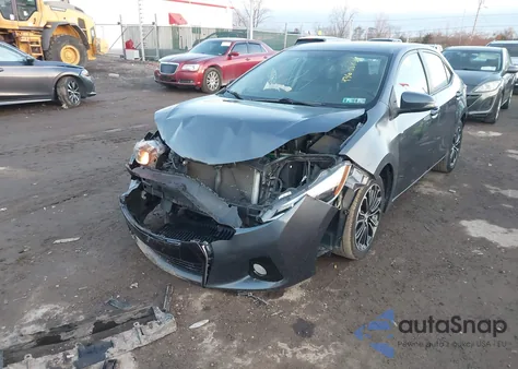 2016 Toyota Corolla S Plus from USA, damaged, VIN 2T1BURHEXGC724182